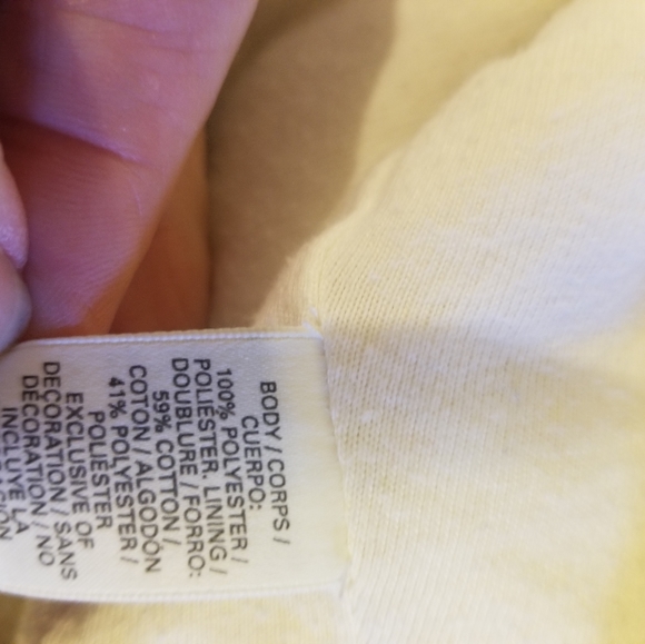 Victoria's Secret Plush Cream Color Hoodie Pullover w/Hood Sz Large-XL Like New - Picture 10 of 14